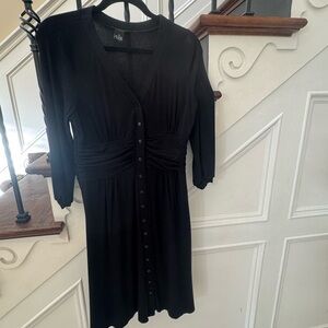 All Saints Black Long Sleeve Dress